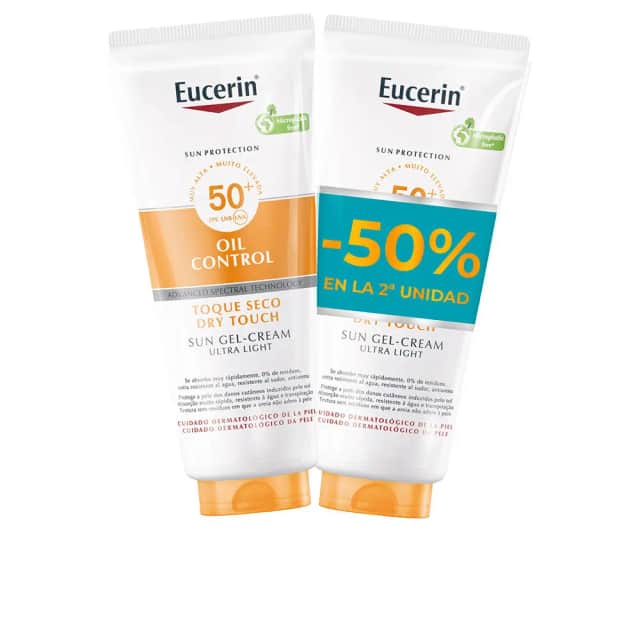 Eucerin Pack Sun Gel-Cream Dry Touch Oil Control FPS 50+ 2x200ml