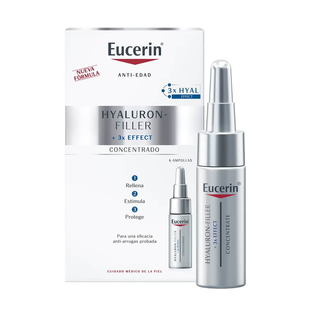 Eucerin Hyaluron-Filler 3X Effect Concentrado 6 ampollas x 5ml