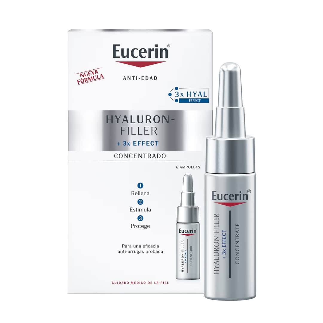 Eucerin Hyaluron-Filler 3x Effect Concentrado 6 ampollas x 5ml
