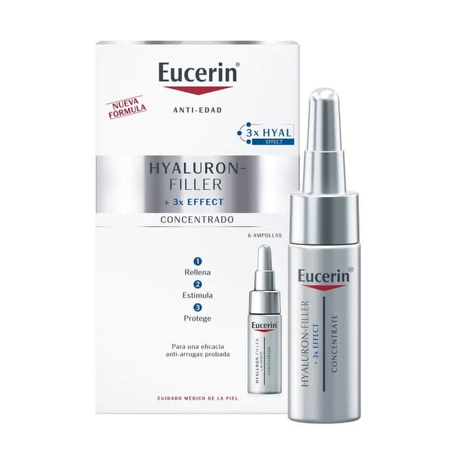 Eucerin Hyaluron-Filler 3x Effect Concentrado 6 ampollas x 5ml