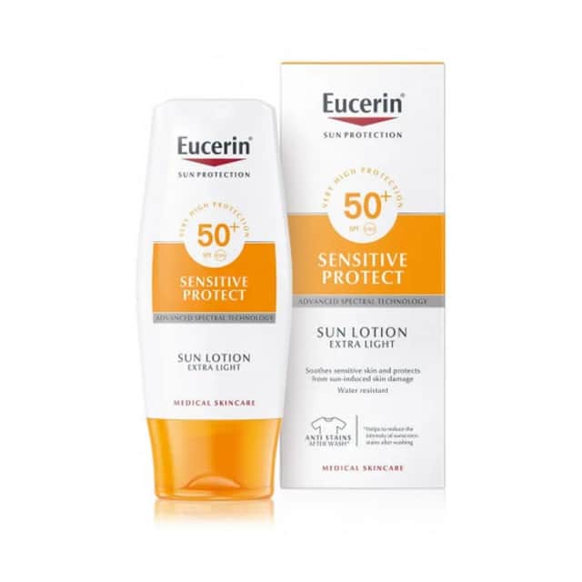Eucerin Sun Lotion Extra Ligera Sensitive Protect FPS 50+ 150ml