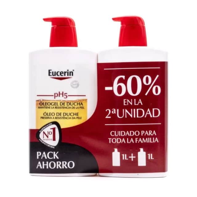 Eucerin pH5 Oleogel de Ducha Duplo 2 x 1000ml