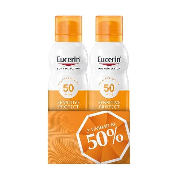 Eucerin Pack Spray Transparente Dry Touch FPS 50 2x200ml
