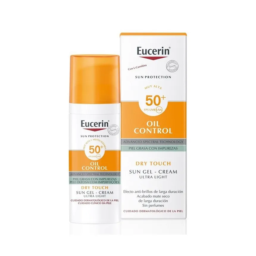 Eucerin Sun Gel-Crema Oil Control Toque Seco FPS 50+ 50ml