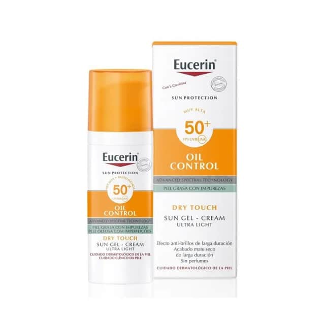 Eucerin Sun Gel-Crema Oil Control Toque Seco FPS 50+ 50ml