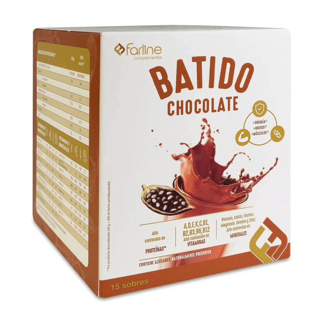 Farline Complementos Batido Sabor Chocolate 15x30g