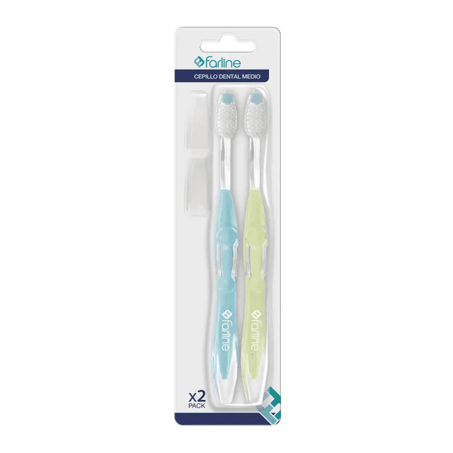 Farline Cepillo Dental Medio duopack (12 x 2 unidades)