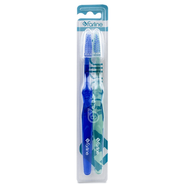 Farline Cepillo Dental Suave 2 unidades