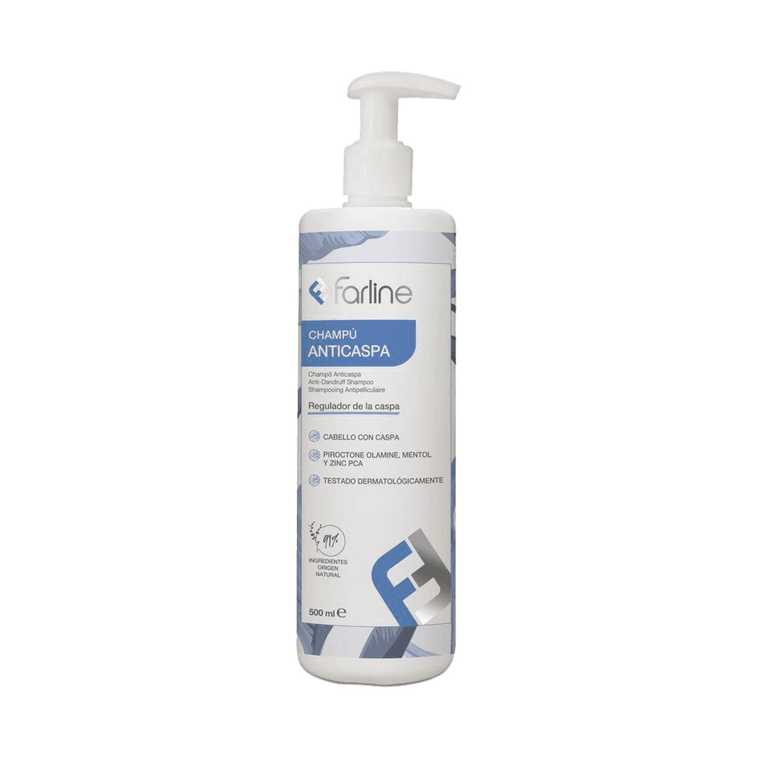 Farline Champú Anticaspa Caspa Grasa 500ml