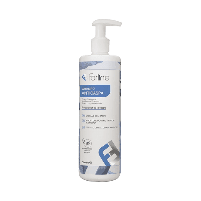Farline Champú Anticaspa Caspa Grasa 500ml
