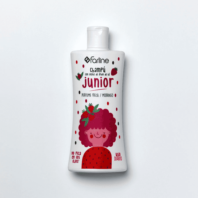 Farline Champú Aceite Árbol del Té Aroma Fresa 250ml