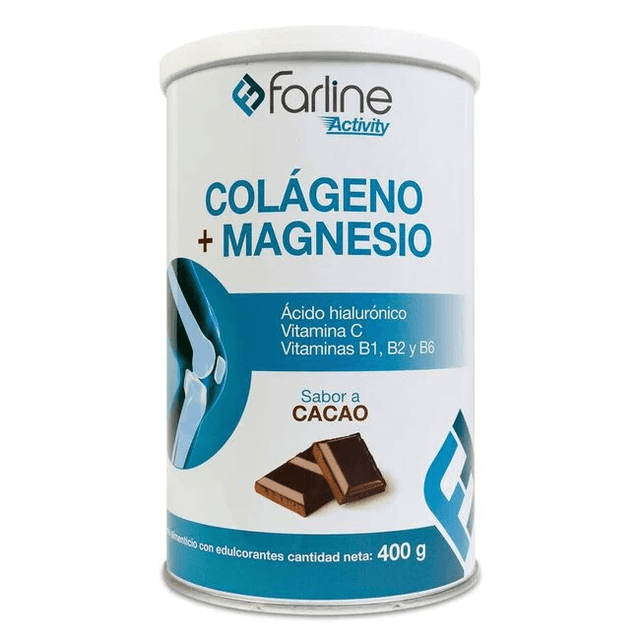 Farline Activity Colágeno + Magnesio Cacao 400g