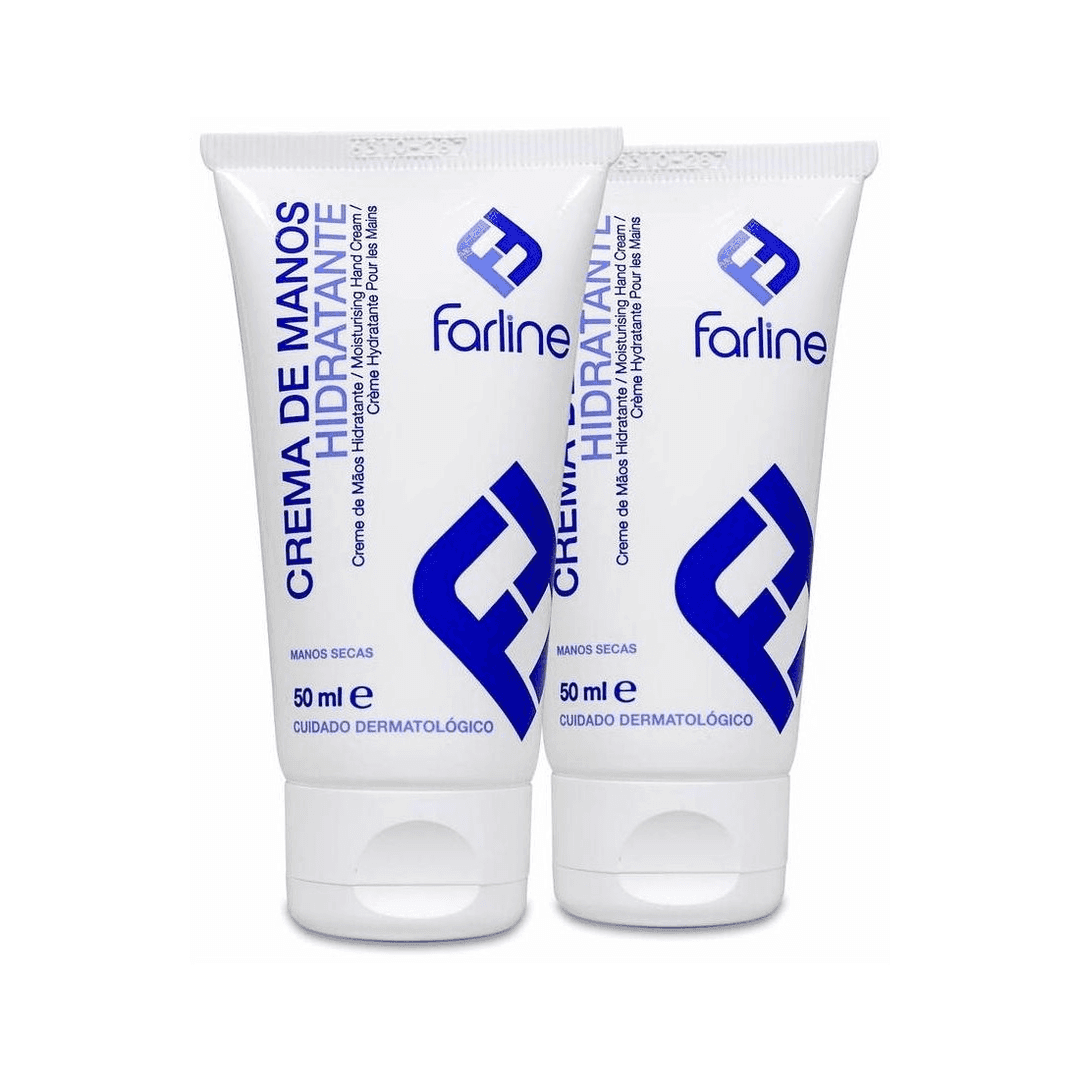 Farline Crema de Manos Hidratante 2x50ml