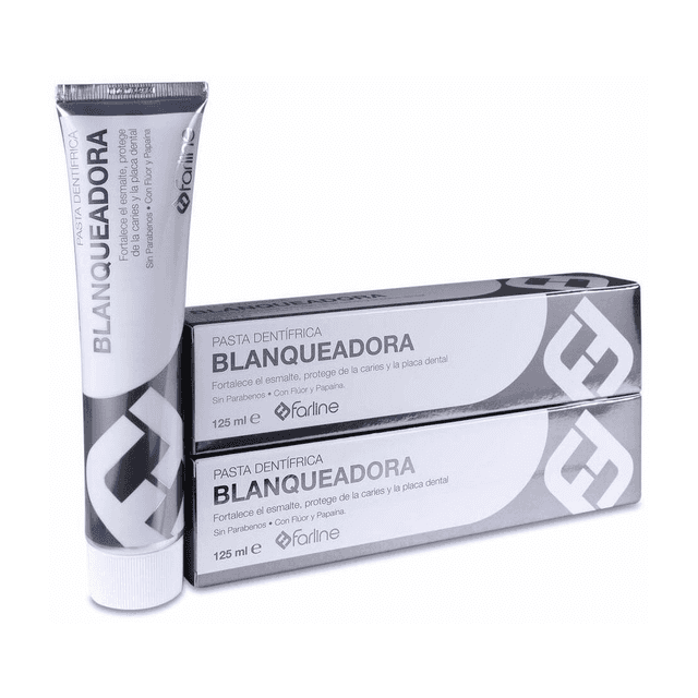 Farline Dentífrico Blanqueador Duplo 2x125ml