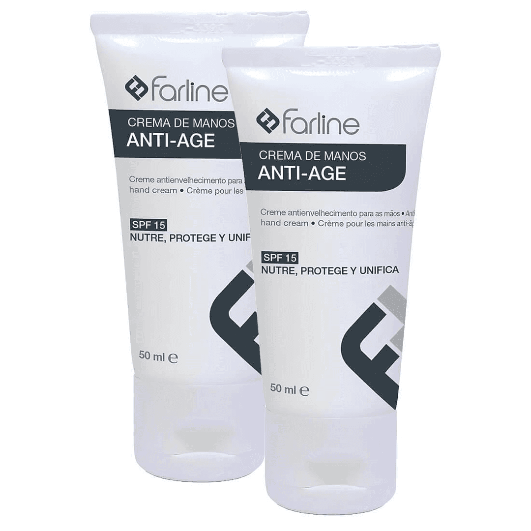 Farline Duplo Crema Manos Antiedad 2x50ml