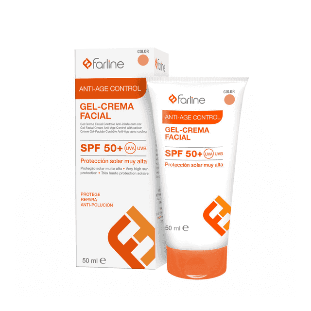 Farline Gel Crema Antiage SPF 50+ Con Color 50ml