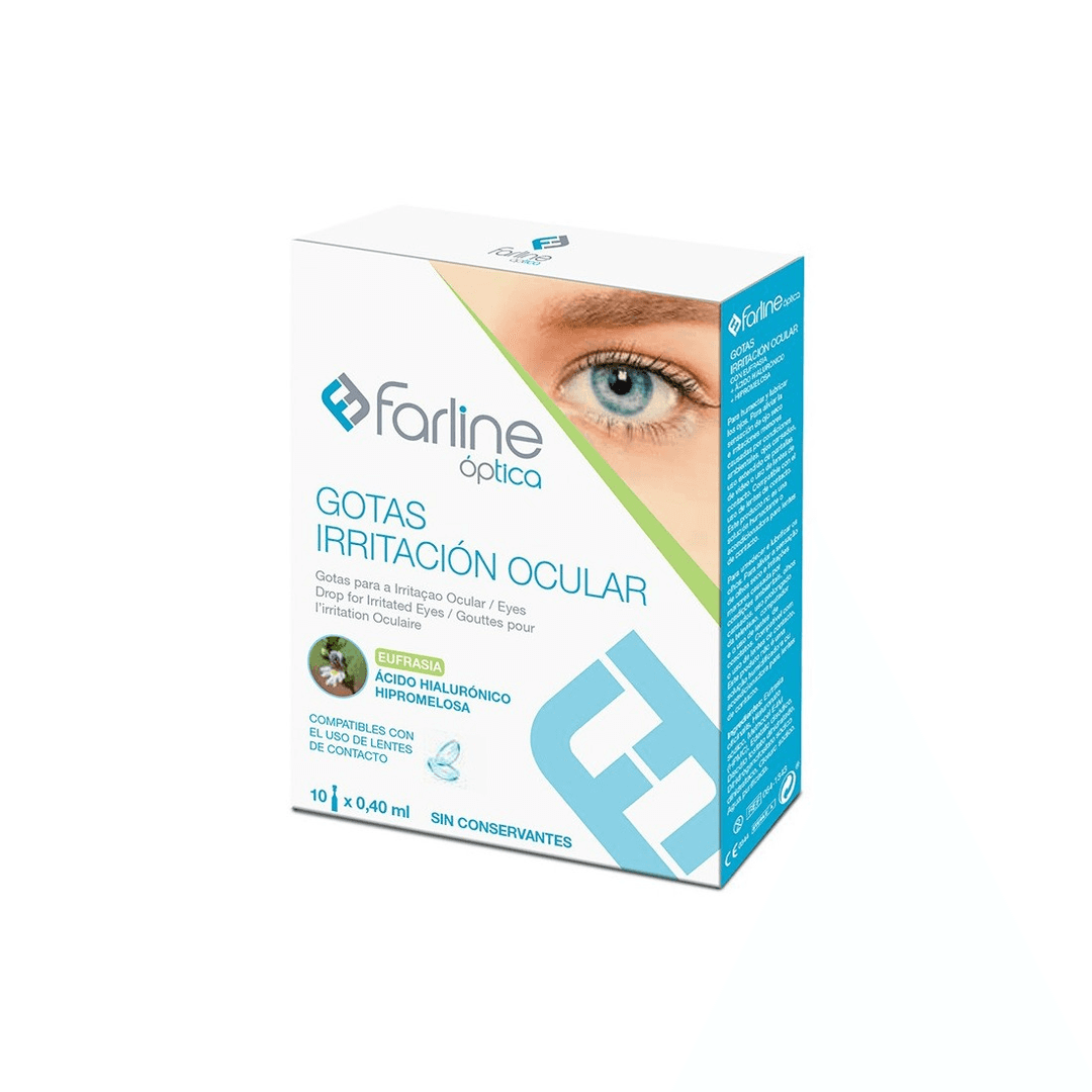 Farline Óptica Gotas Alivio Irritación Ocular 10 unidades Monodosis