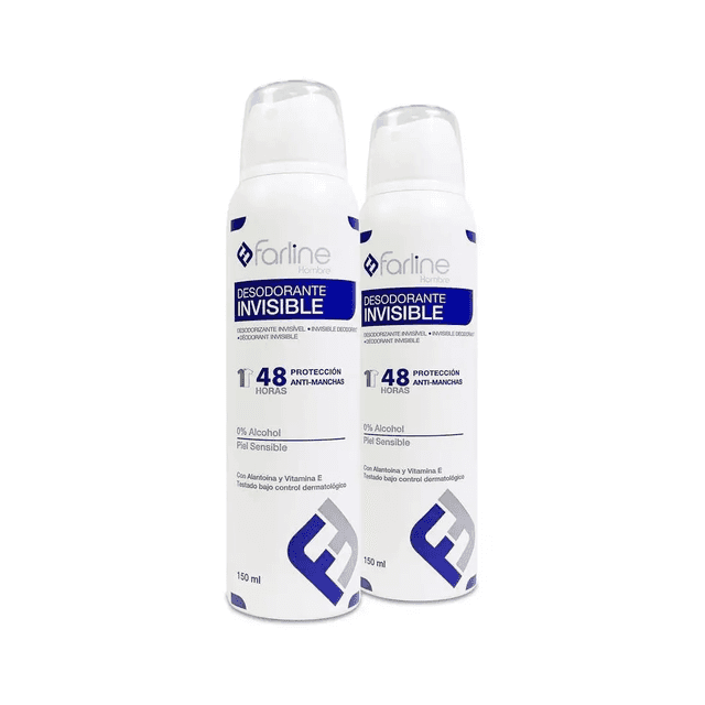 Farline Hombre Desodorante en Spray Pack 2x150ml