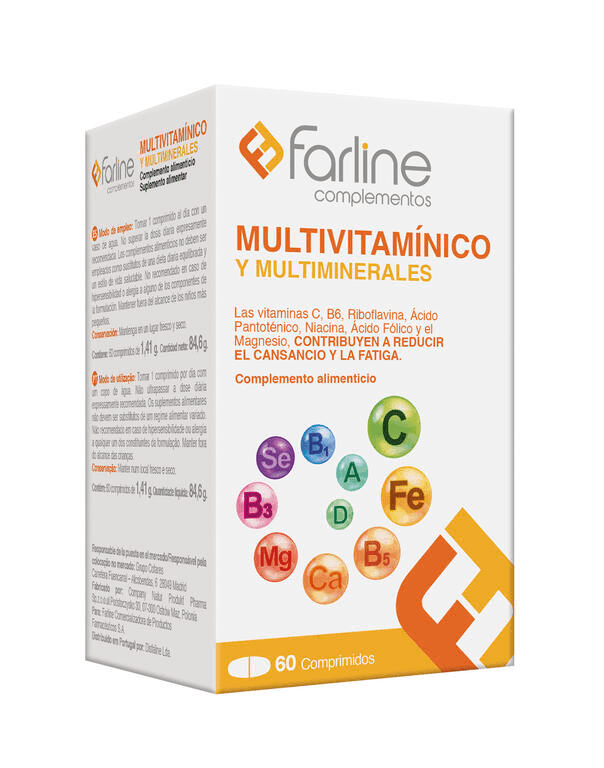 Farline Multivitamínico y Multiminerales 60 Comprimidos