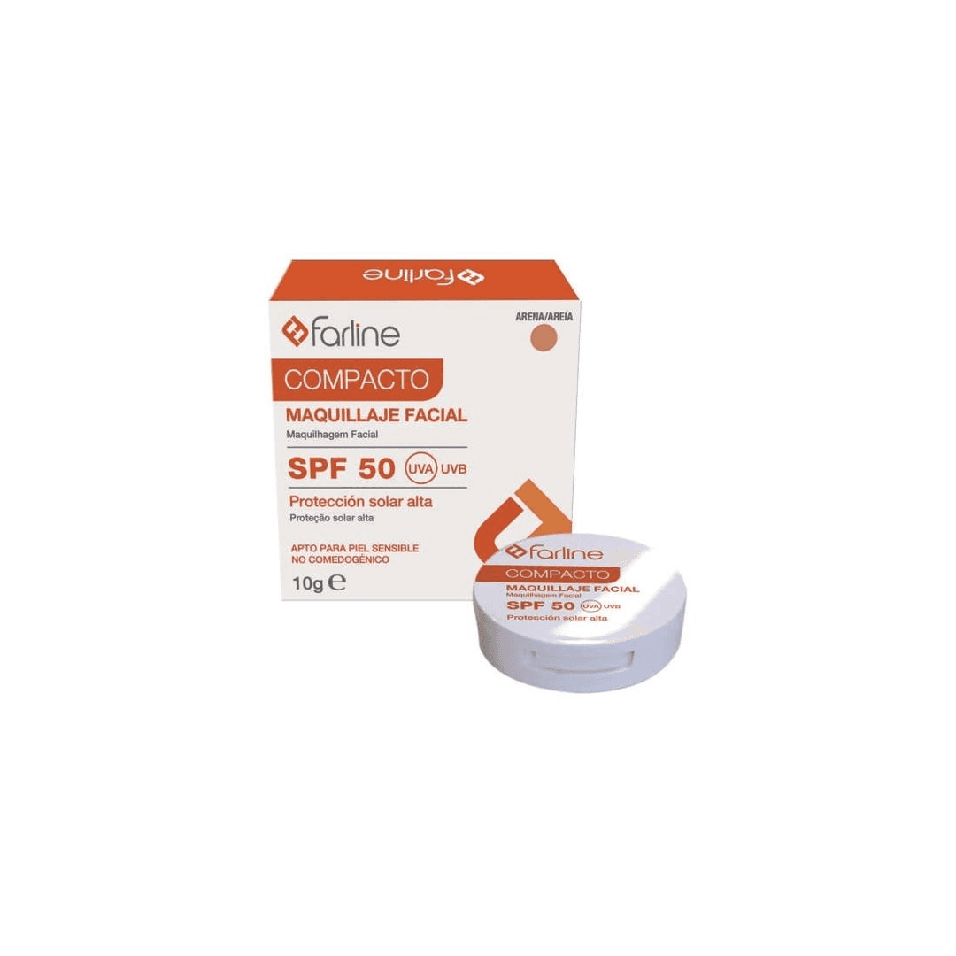 Farline Polvos Compactos SPF50 Color Arena 10g