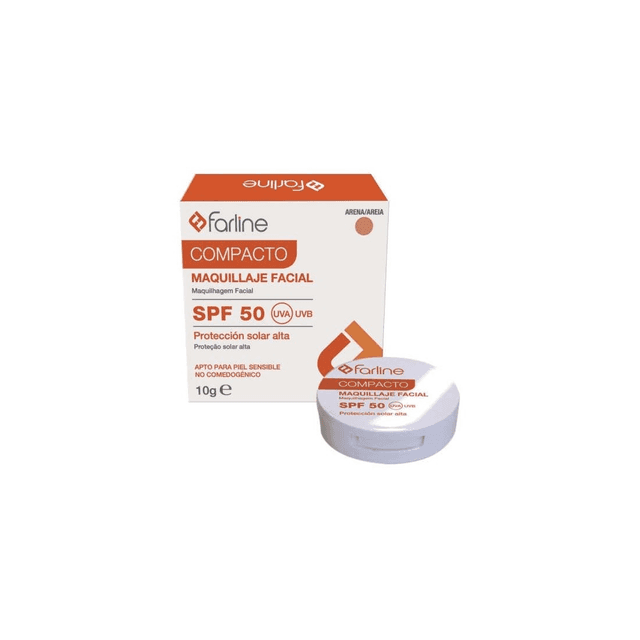 Farline Polvos Compactos SPF50 Color Arena 10g