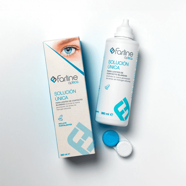 Farline Óptica Solución Única para Lentes de Contacto 360ml