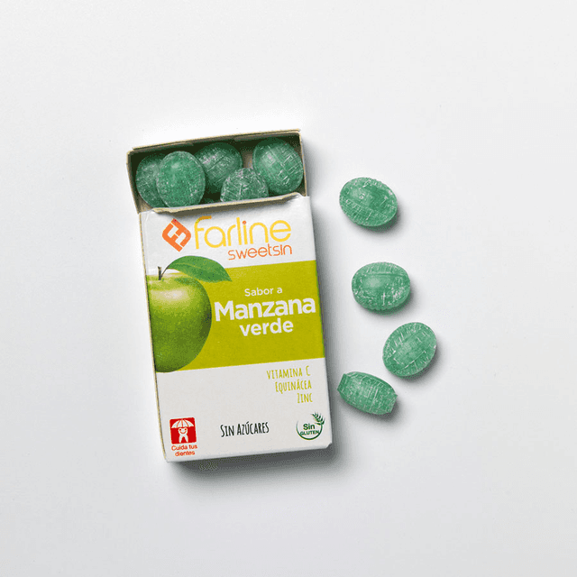 Farline Sweetsin Caramelos Manzana 36.5g