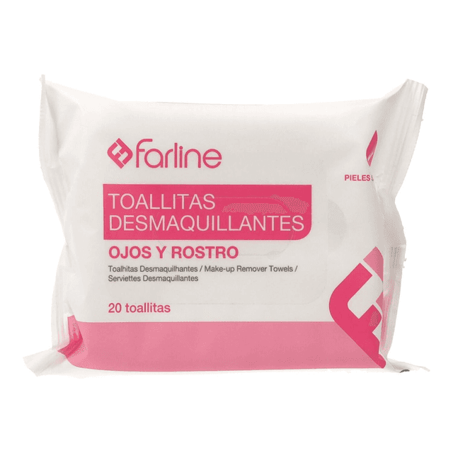Farline Toallitas Desmaquillantes 20 uds