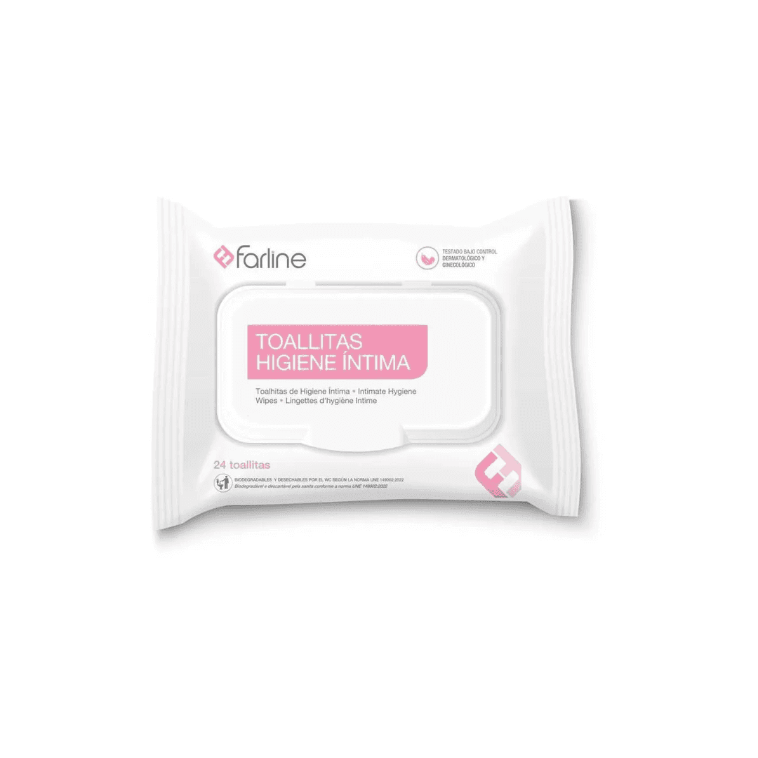 Farline Toallitas Higiene Íntima 24uds