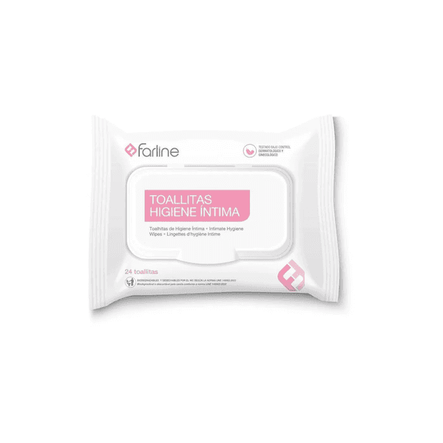Farline Toallitas Higiene Íntima 24uds