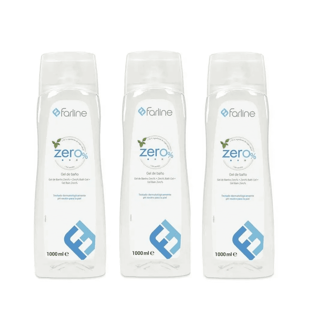 Farline Triplo Gel de Baño Zero% 3x1L