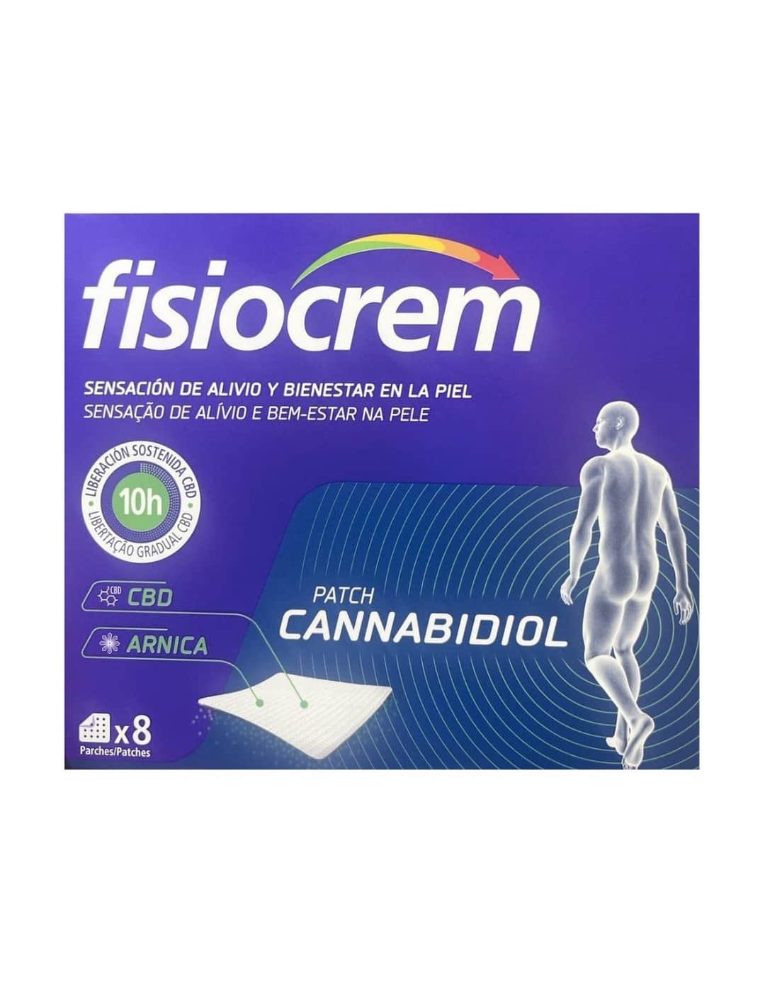 Fisiocrem Parches CBD 8 unidades