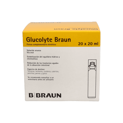 B. Braun Glucolyte Vet Solución Rehidratante Veterinaria 20ml