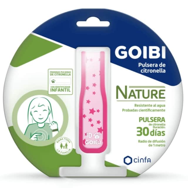 Goibi Nature Pulsera Citronela Rosa 1 unidad