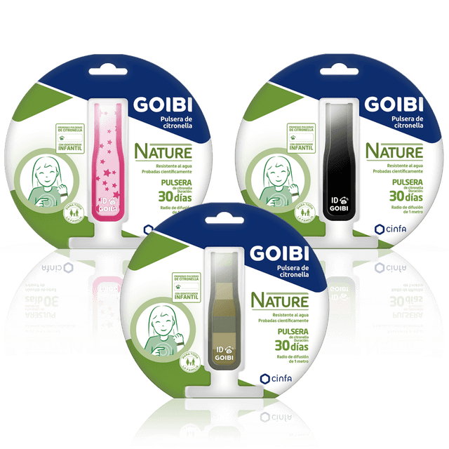 Goibi Nature Pulsera Citronela Rayas Caqui 1 unidad