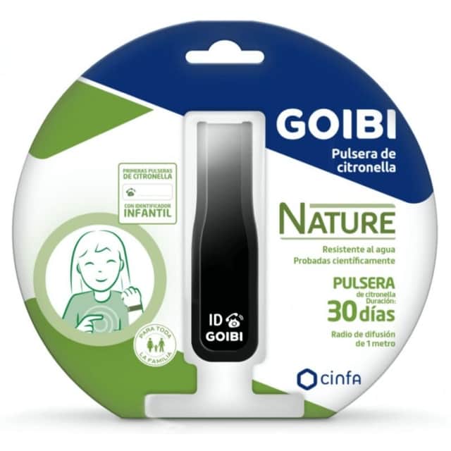 Goibi Nature Pulsera Citronela Negra 1 unidad
