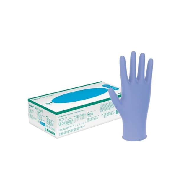 B. Braun Guantes de Examen Vasco Nitril Light Lila Talla S 100 unidades