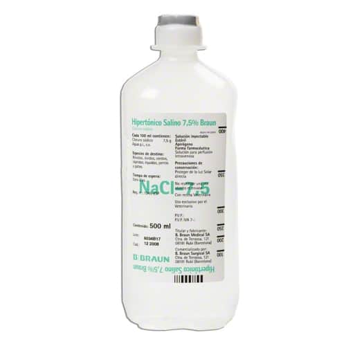 B. Braun Hipertónico Salino 7,5% Vet Solución para Perfusión Veterinaria 500 ml