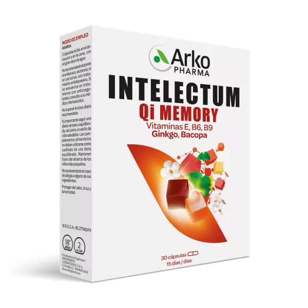 Arkopharma Intelectum Memory 30 cápsulas