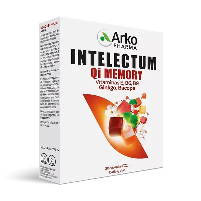 Arkopharma Intelectum Memory 30 cápsulas