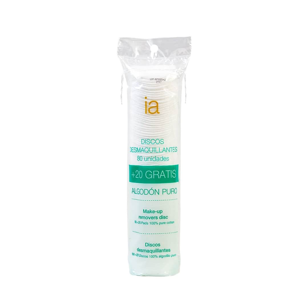 Interapothek Discos Desmaquillantes Algodón 80 unidades