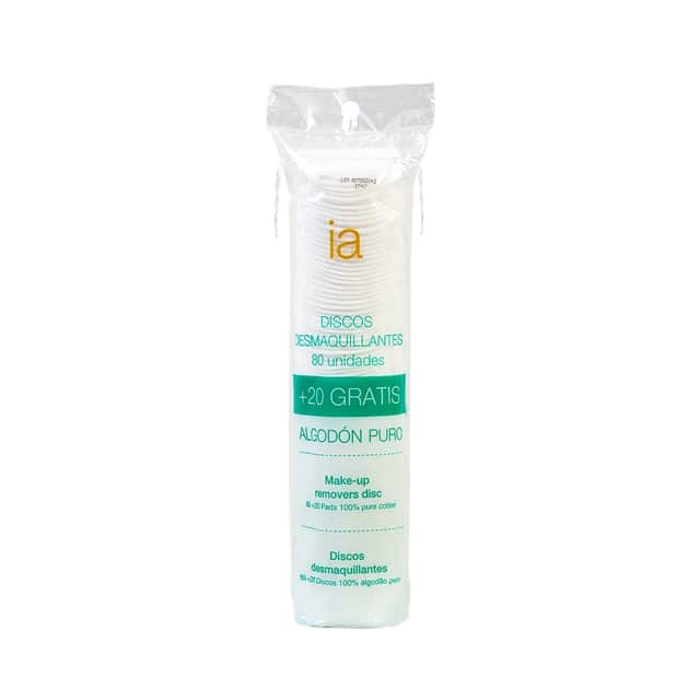 Interapothek Discos Desmaquillantes Algodón 80 unidades