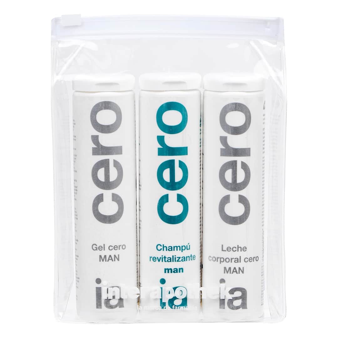 Interapothek Neceser De Viaje Hombre Gel + Champú + Leche Hidratante 3x100ml