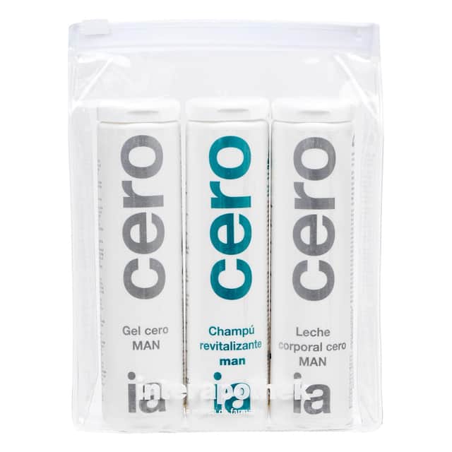 Interapothek Neceser De Viaje Hombre Gel + Champú + Leche Hidratante 3x100ml