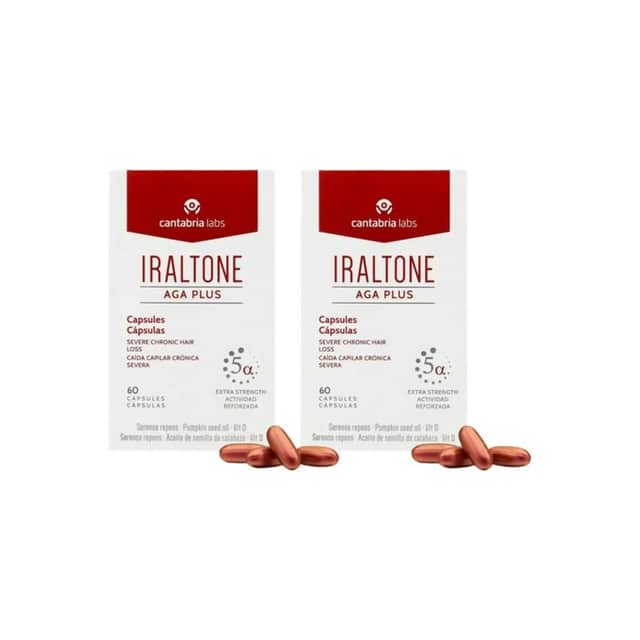 Iraltone AGA Plus Duplo 2x60 cápsulas