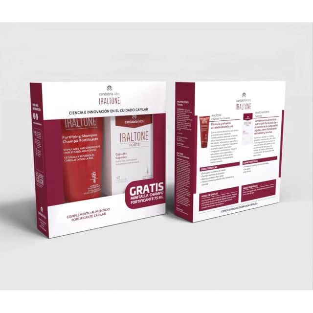 Iraltone Forte Cápsulas + Champú Fortificante 75ml