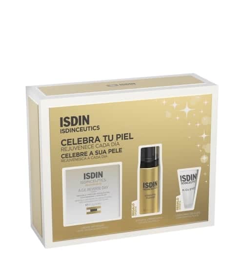 Isdinceutics Cofre Rutina Antiaging Reverse Day + Espuma Limpiadora + Contorno De Ojos