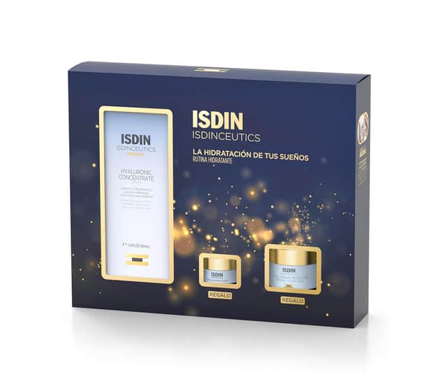 Isdinceutics Cofre Rutina Hidratante Día Hyaluronic Concentrate 30ml. + Mini Hyaluronic Eyes + Mini Hyaluronic Moisture 8ml.