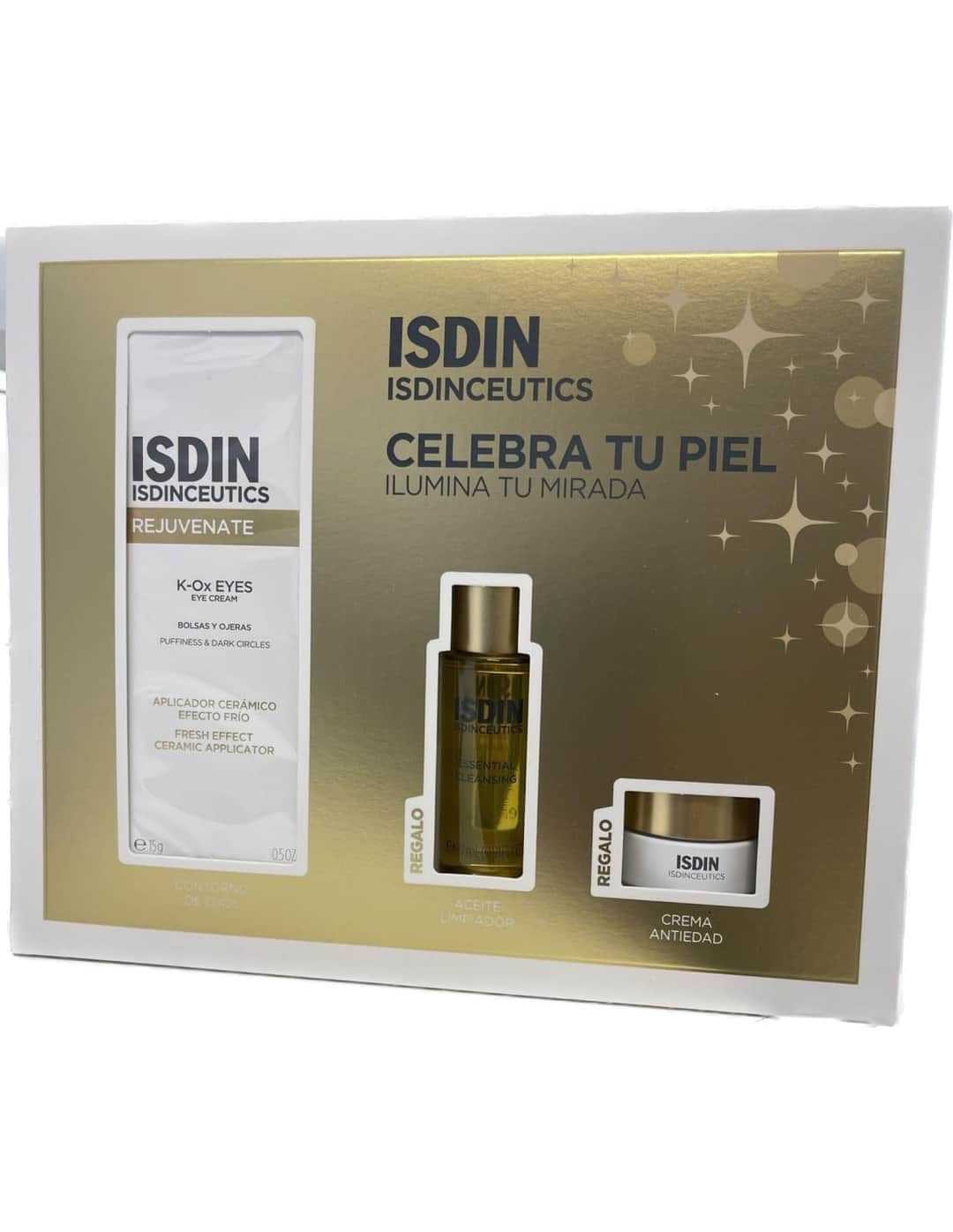Isdinceutics Cofre Rutina K-ox Eyes + Aceite Limpiador + Crema Antiedad