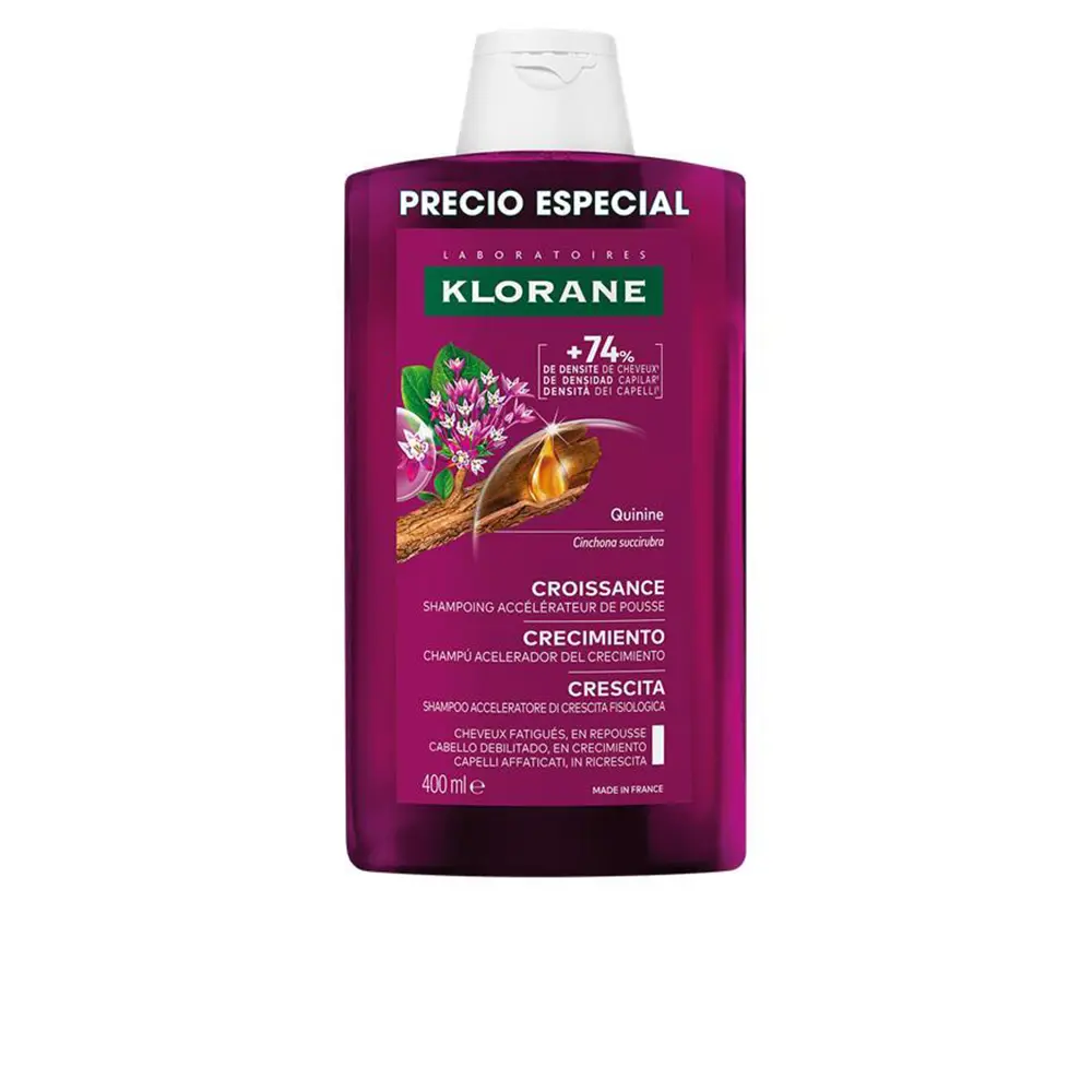 Klorane Champú Acelerador Crecimiento 400 ml